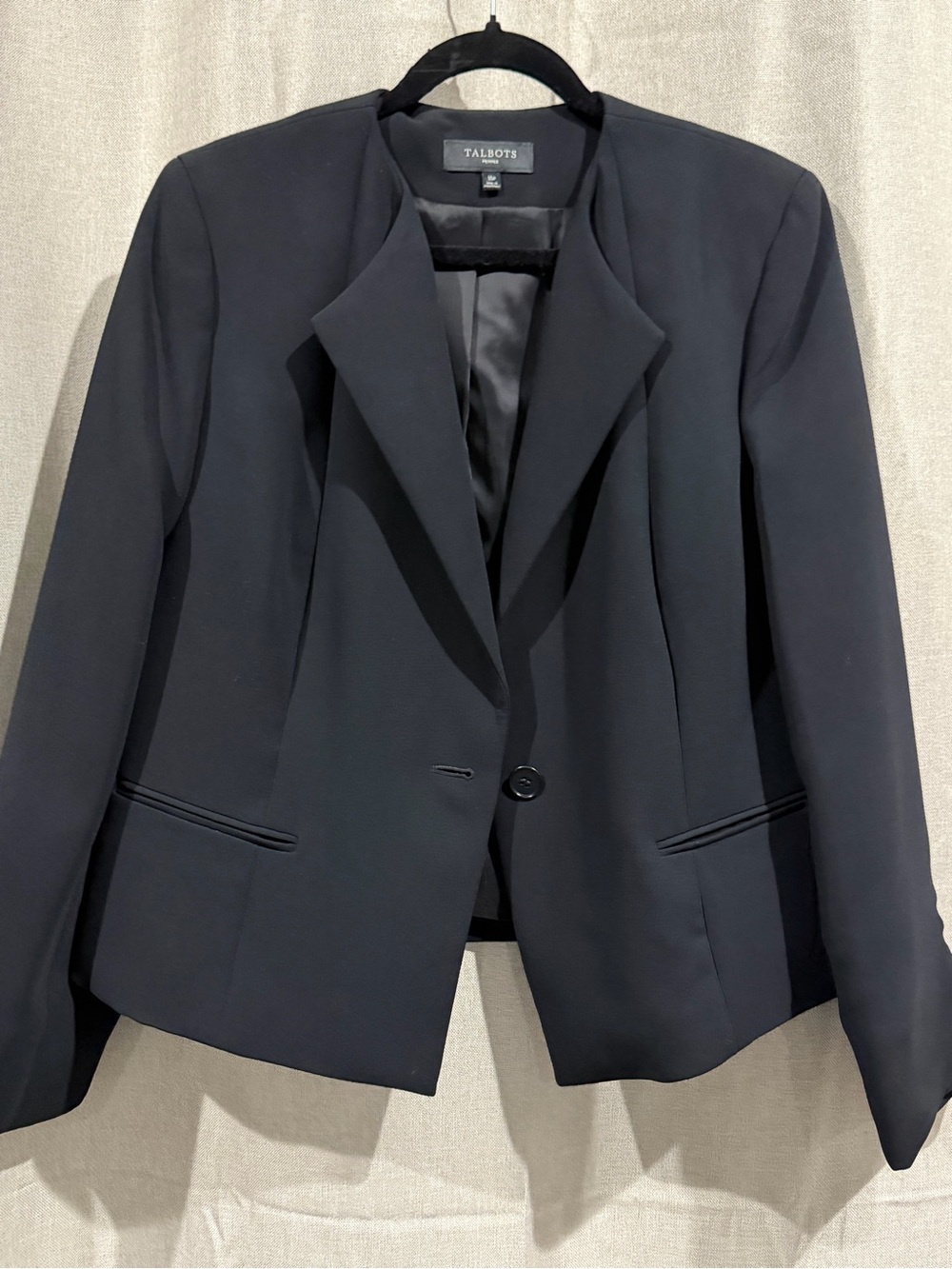 Talbots Black Single-Button Women's Blazer